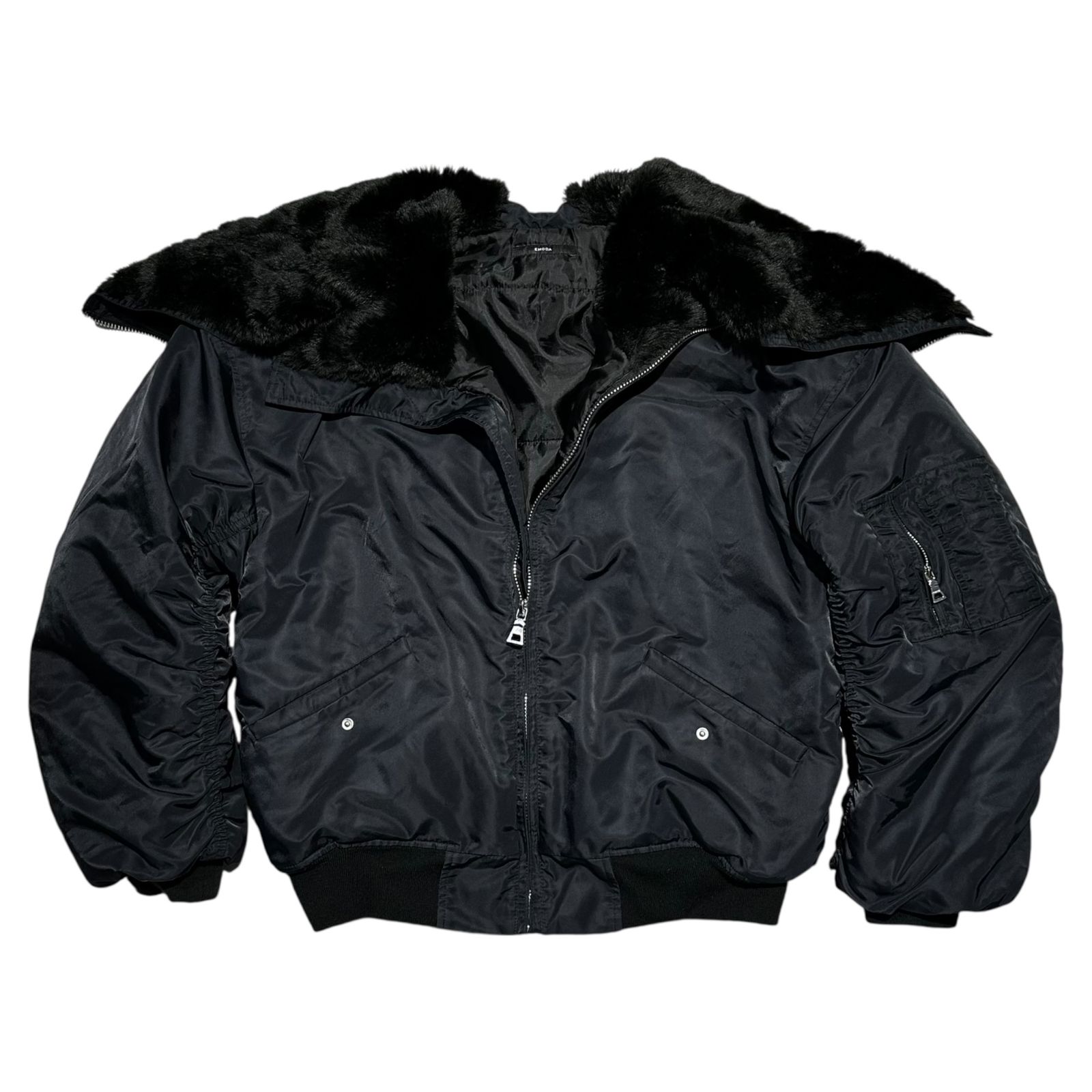 EMODA(エモダ) N2B フェイクファーフーディーヘビーMA-1 041860250601