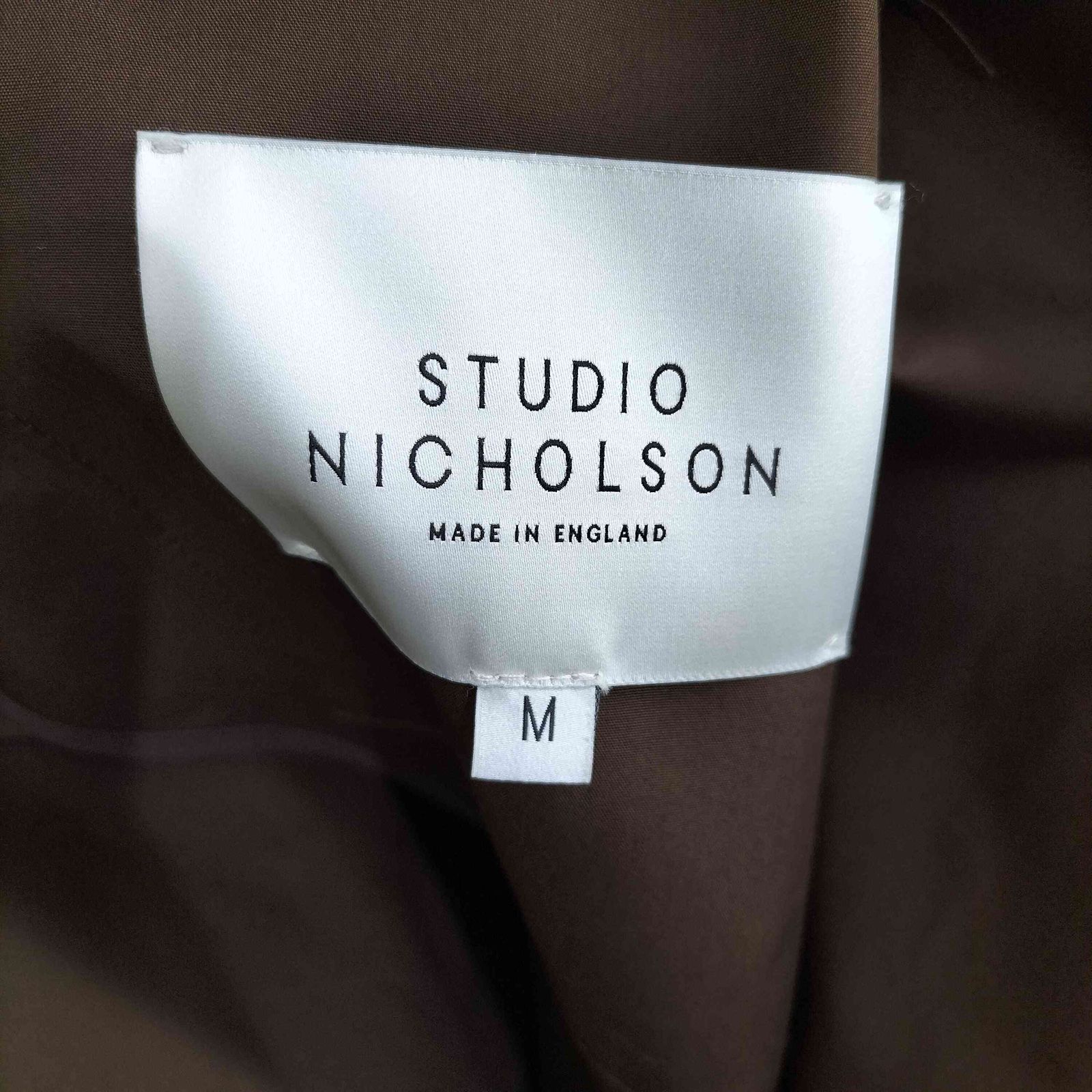 スタジオニコルソン STUDIO NICHOLSON DELUM マックコート ダブル