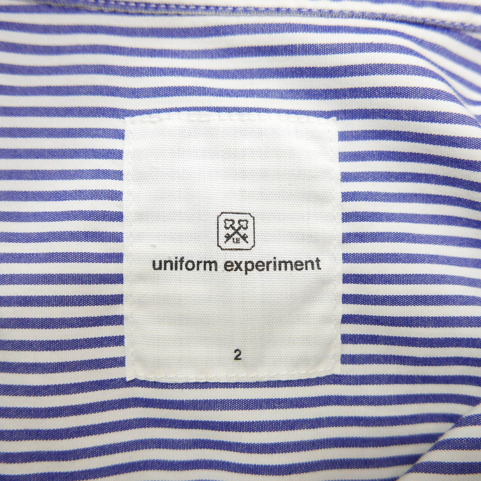 10段階中7位です襟周り汚れ有UNIFORM EXPERIMENT 21aw BAGGY REGULAR