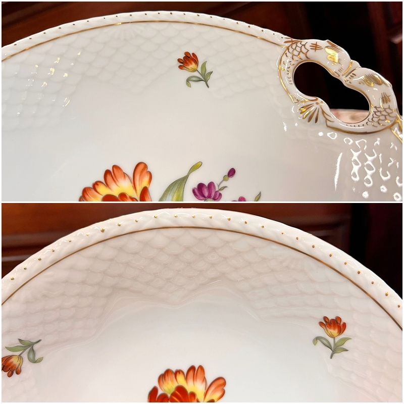 希少品 B&G ビングオーグレンダール サクソンフラワー 皿 25cm
