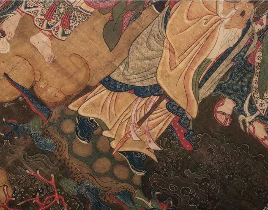 佚名羅漢図古画人物仏像 レプリカ画心 未表装 楷書 書道 美術品 模写 印刷 佚名羅漢図古画人物仏像 レプリカ画心 未表装 楷書 書道 美術品