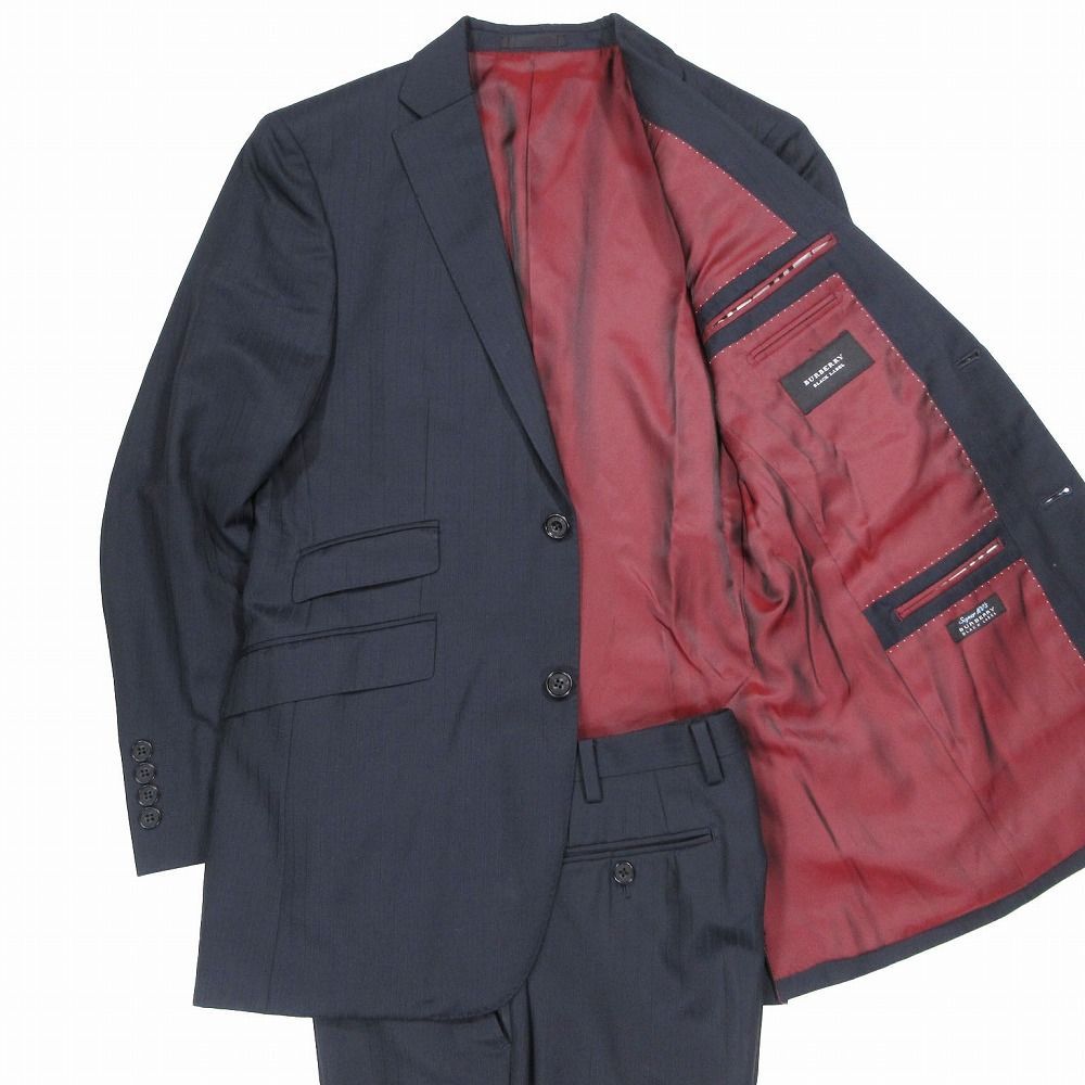 バーバリーブラックレーベル スーツ BURBERRY スーパー100 極美品