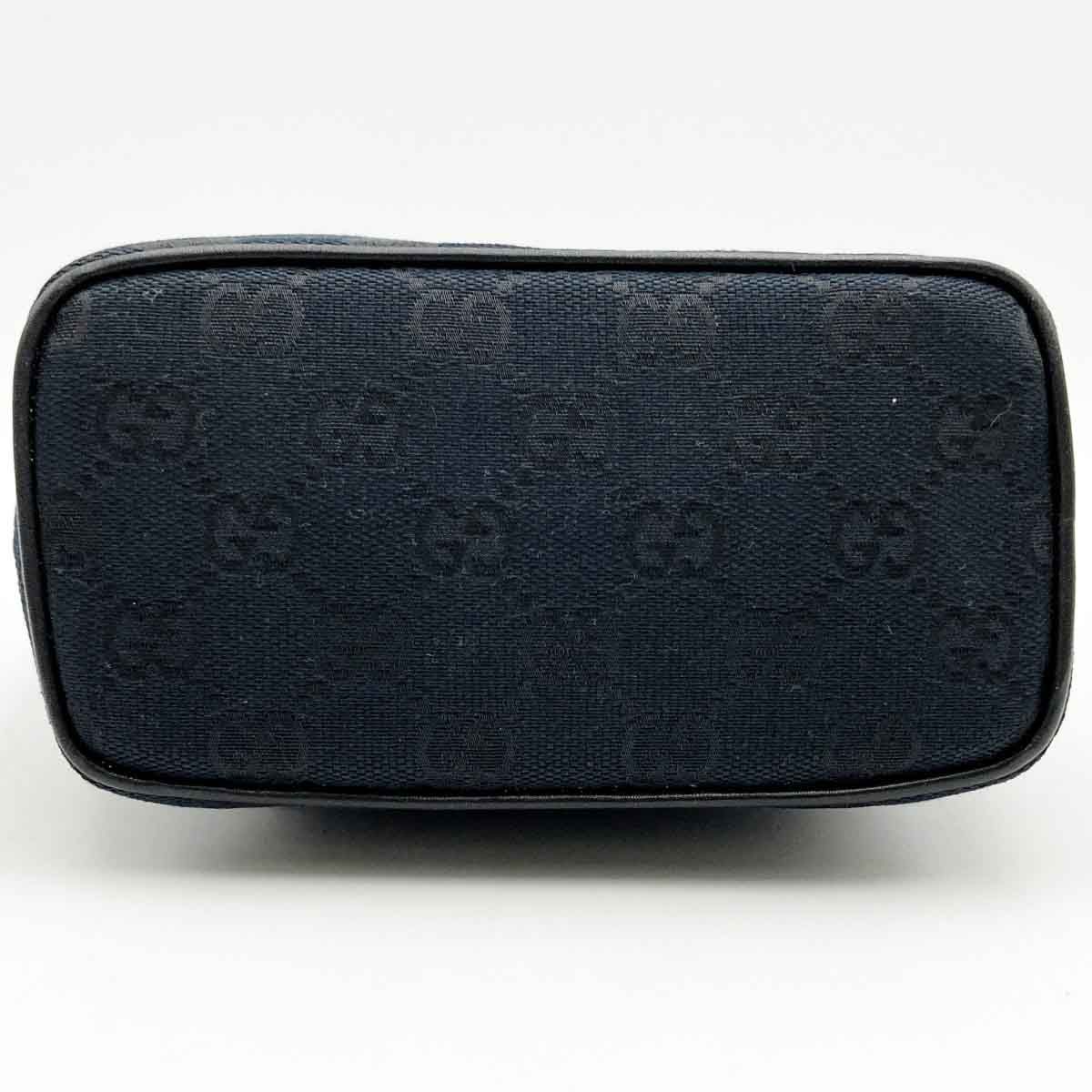 S*）様 GUCCI ハンドバッグ GGキャンバス ブラック 039-1147 GUCCI グッチ GG ミニハンドバッグ 黒 ブラック キャンバス
