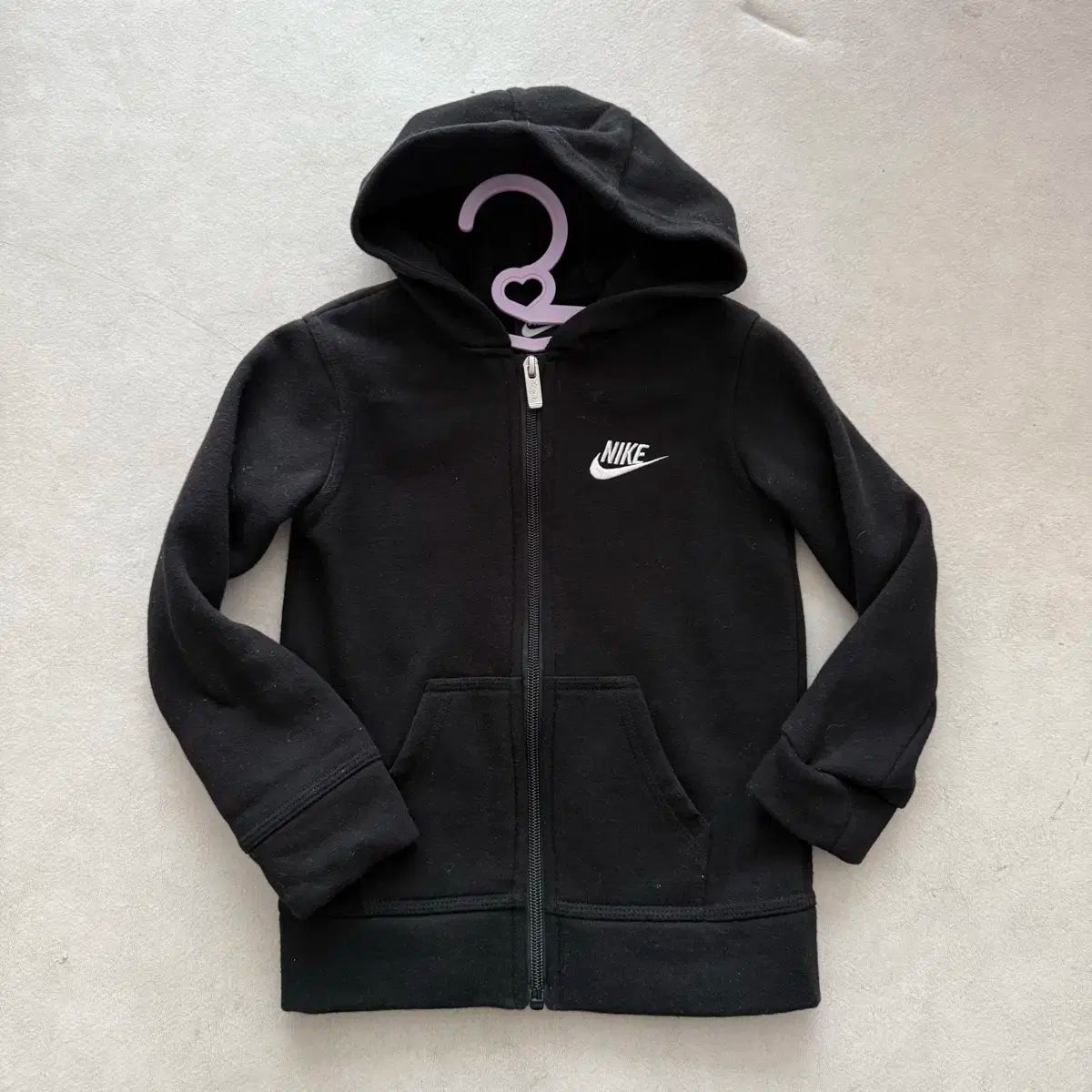 NIKE(ナイキ) キッズ 裏起毛 フード付き ジップアップパーカー