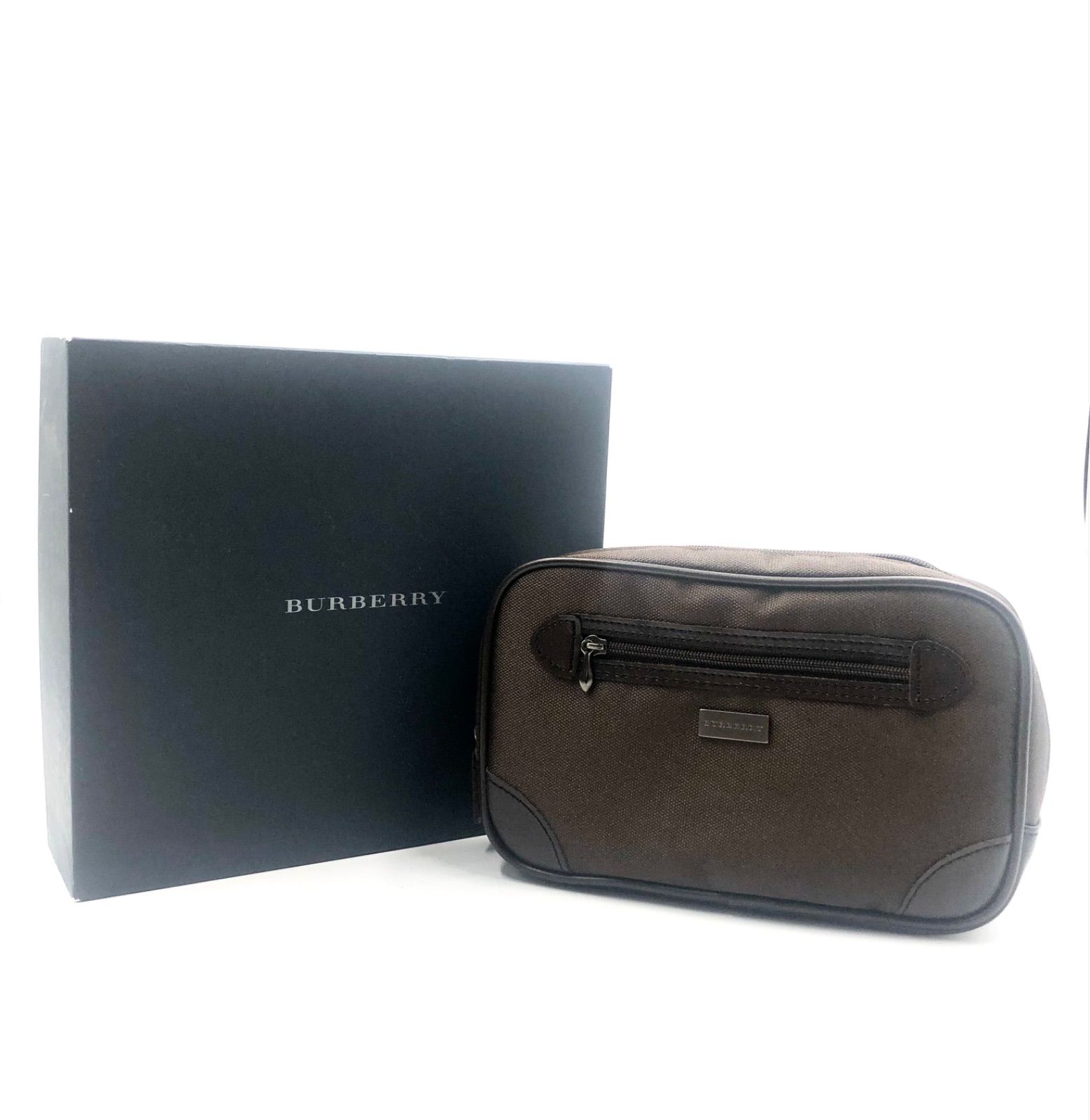 未使用 BURBERRY Burberrys ポーチ セカンドバッグ クラッチバッグ 