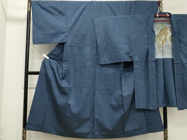 平和屋着物男性　紬　アンサンブル　薄花桜色　やまと誂製　正絹　逸品　CAAL3812ch
