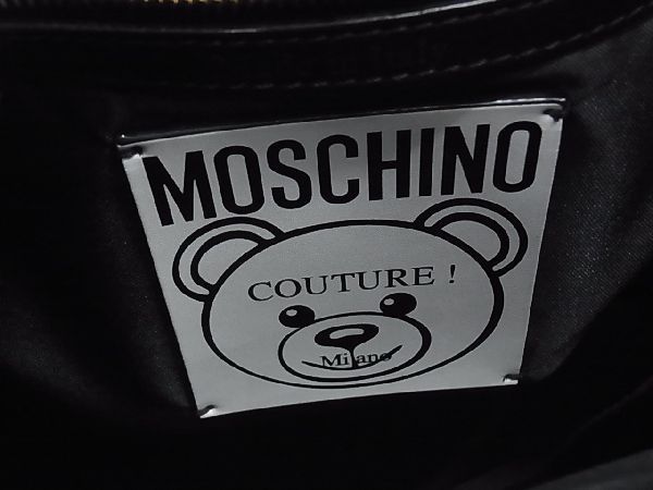 □新品□未使用□ MOSCHINO モスキーノ レザー テディベア くま クマ