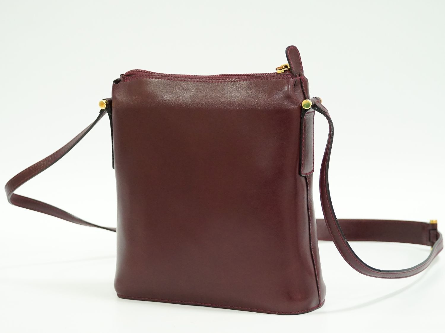 本物 アイグナー AIGNER レザー ショルダーバッグ ポシェット