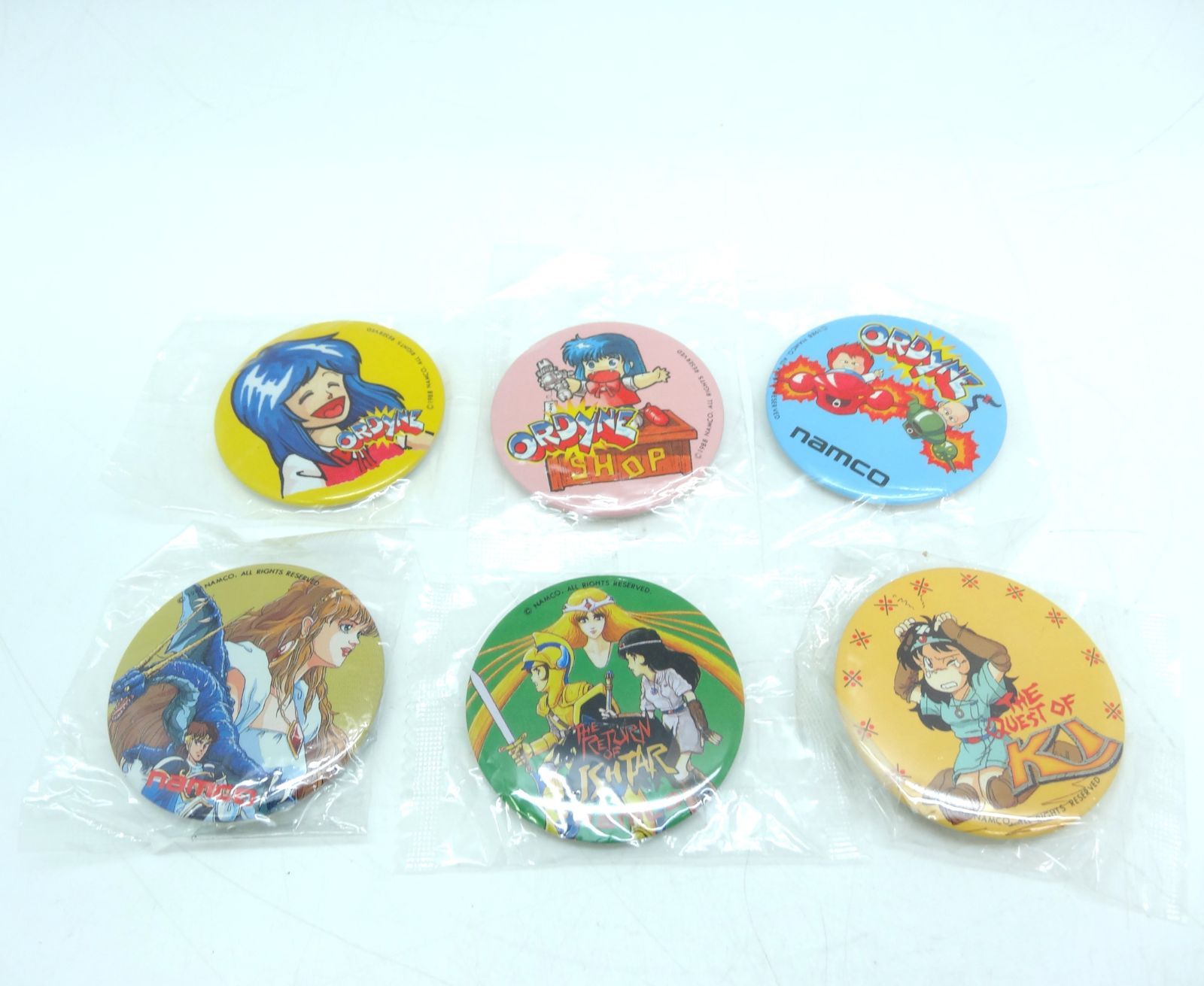 ナムコ 80年代 缶バッジ 36点セット ゲーム ベラボーマン オーダイン