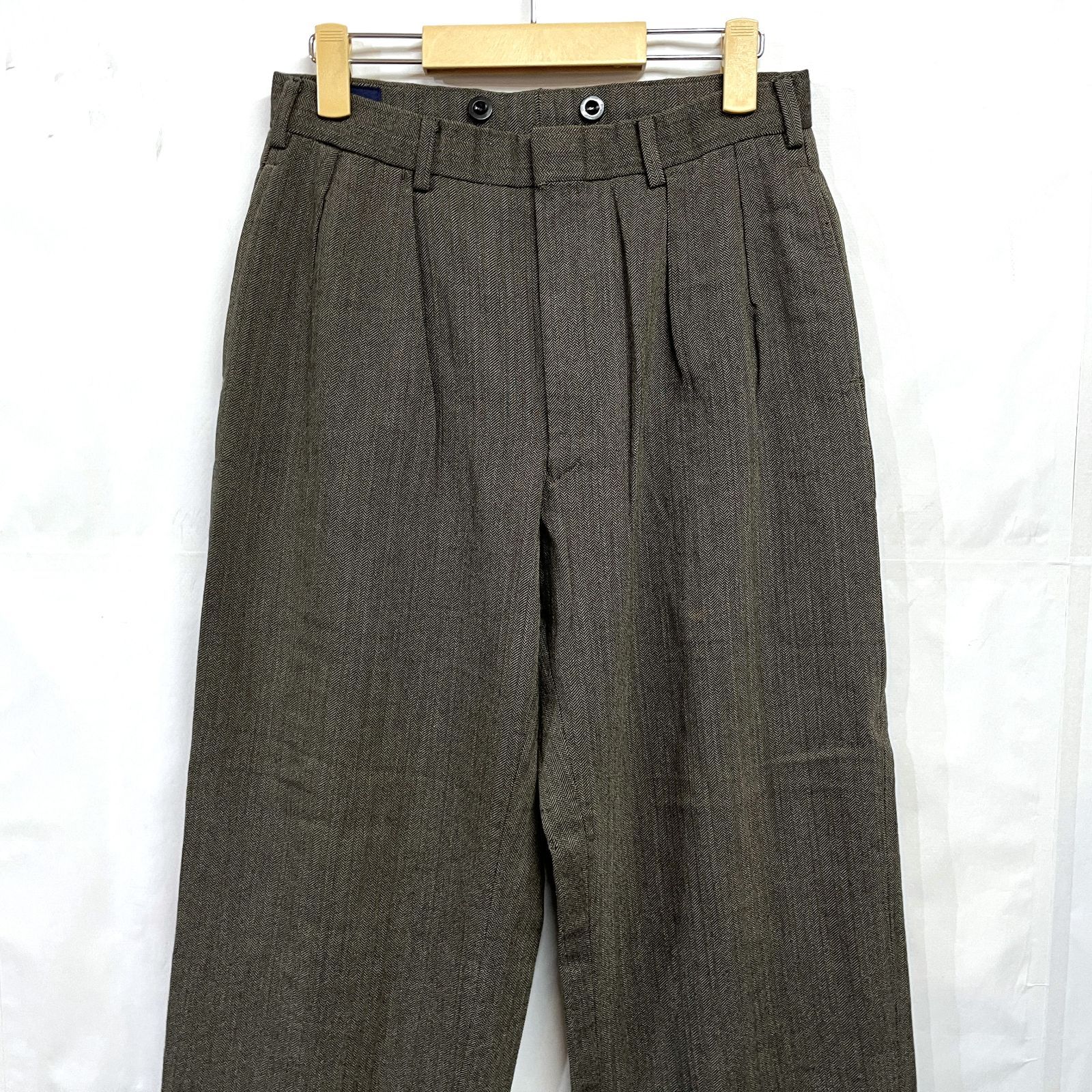 ポロラルフローレン ウール トラウザー ヘリンボーン 90s ヴィンテージ POLO RALPH LAUREN｜ポロラルフローレン