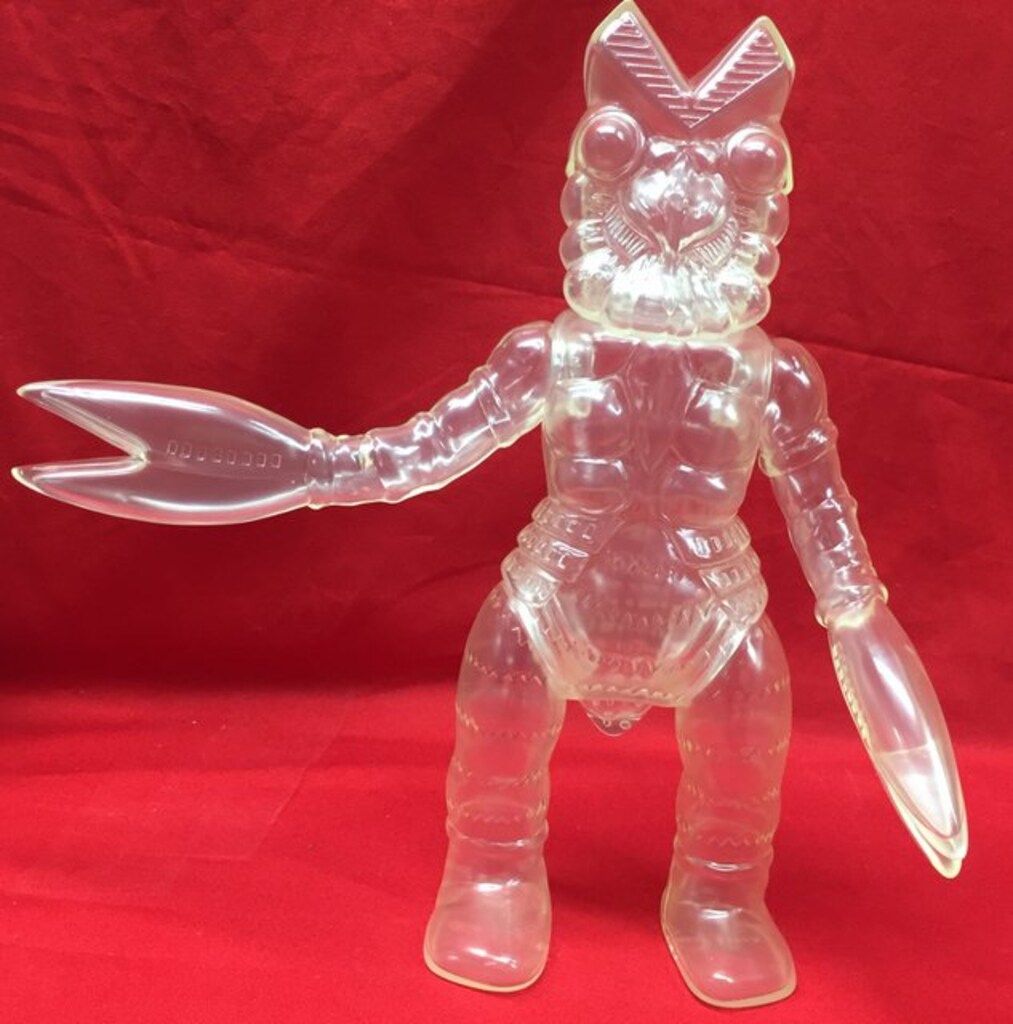 マルサン 世紀の大怪獣 SECRETBASE バルタン星人450 クリア成型|未塗装