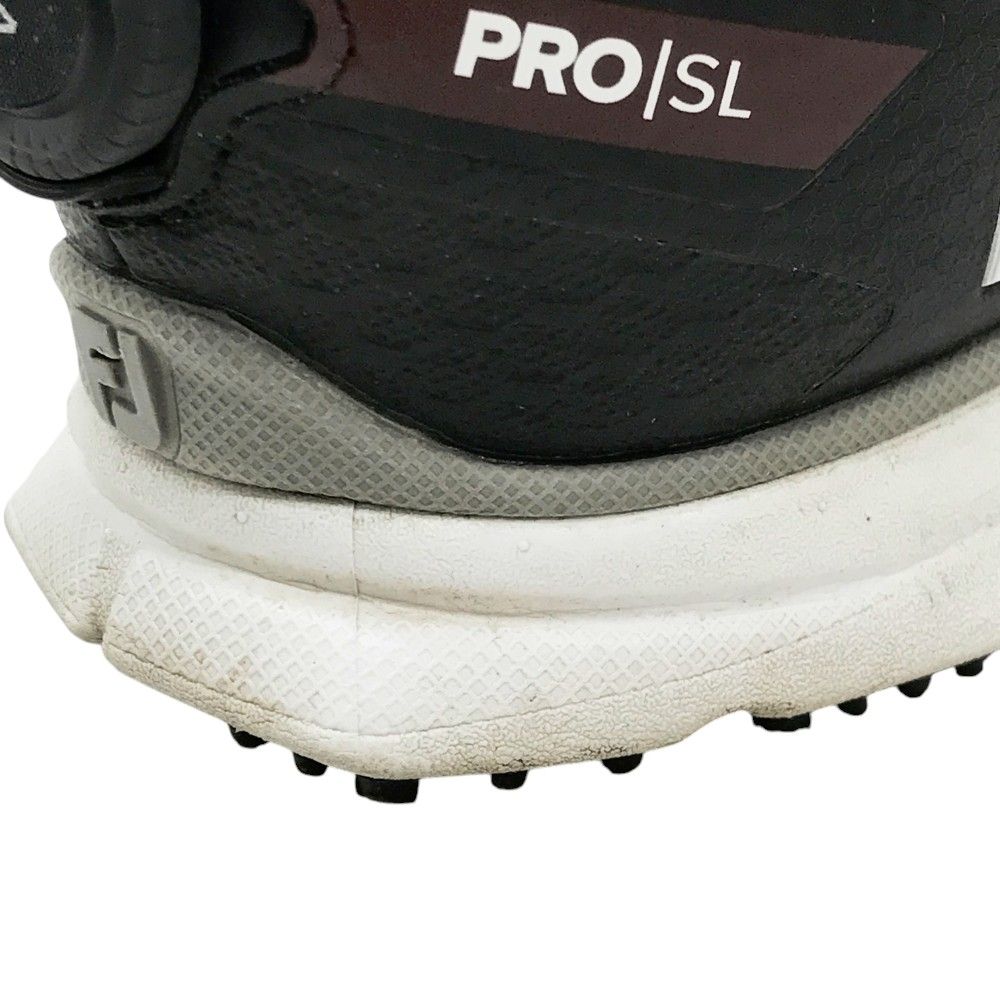 FOOT JOY フットジョイ 53339J PRO SL BOA ゴルフシューズ  ブラック系 24.5 [240101427262] ゴルフウェア メンズ ストスト FOOT JOY フットジョイ 53339J PRO SL BOA ゴルフシューズ