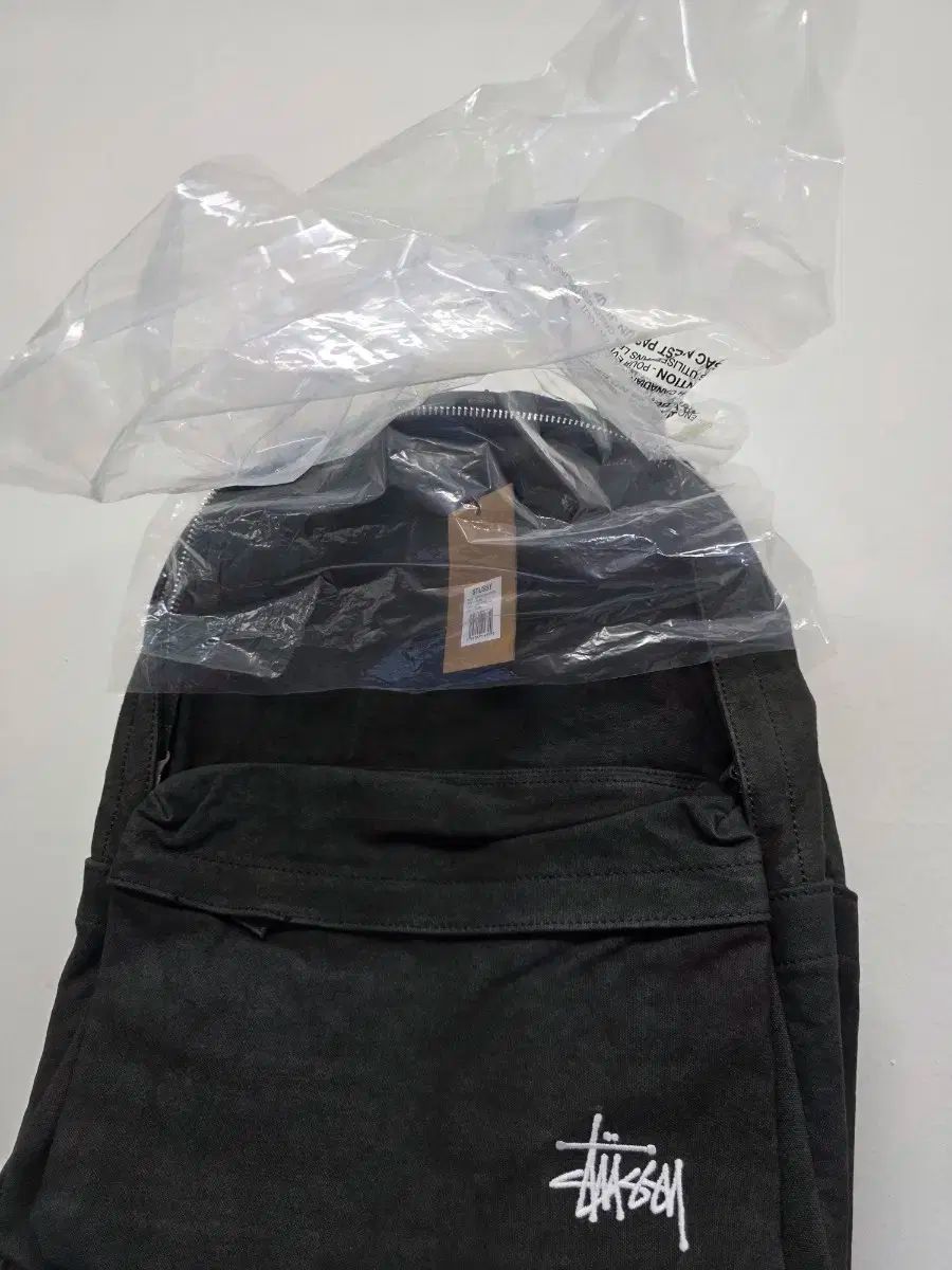 STUSSY ウォッシュドブラック COLOR バックパック