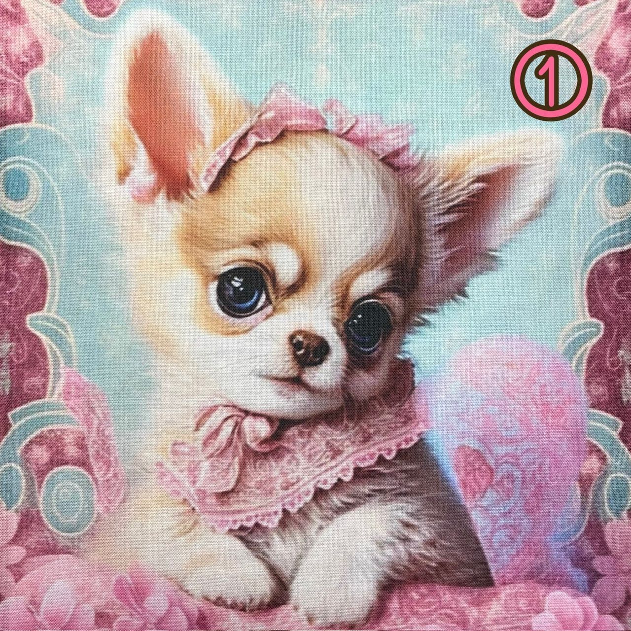 パネル生地♡チワワ♡