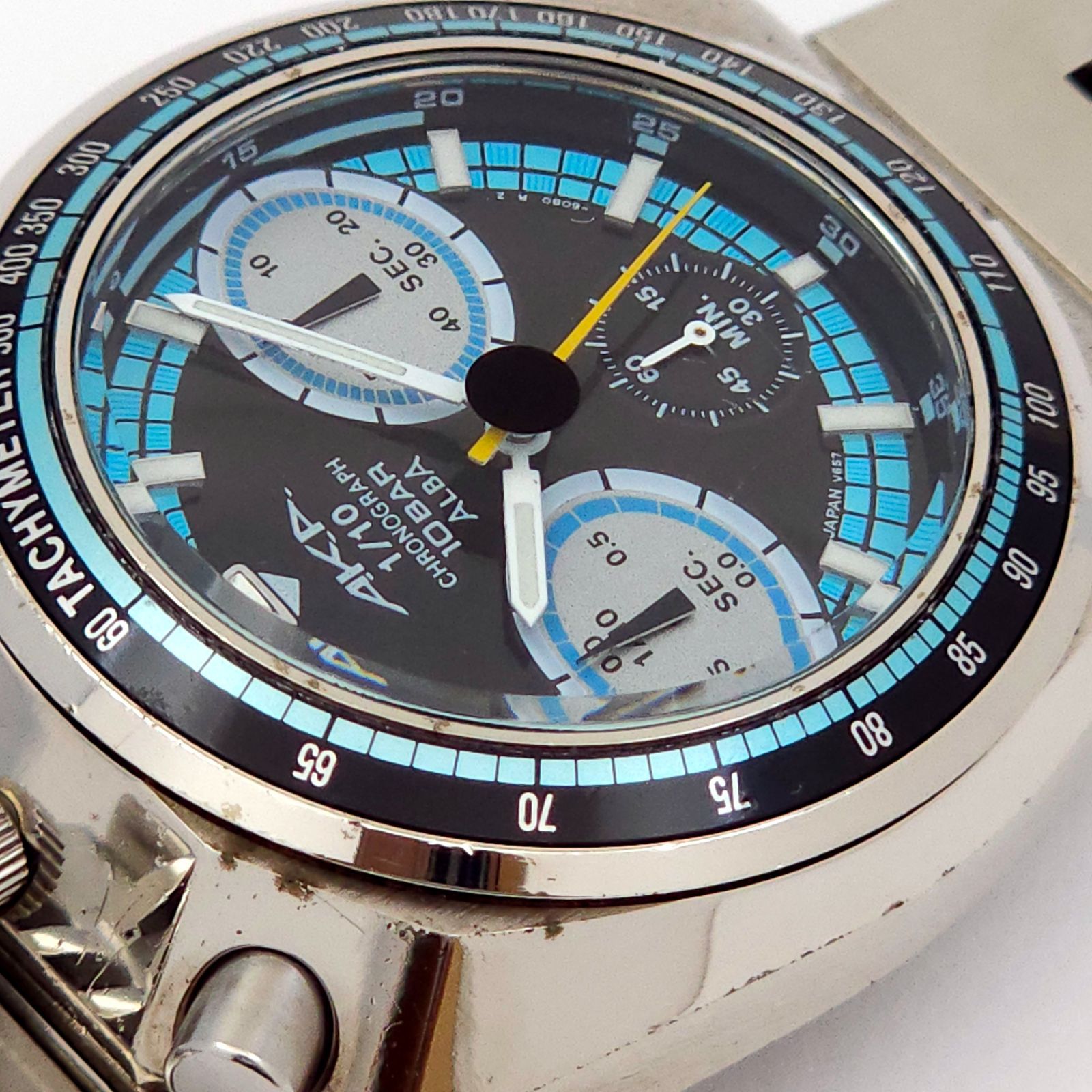 ALBA AKA セイコー SEIKO クロノグラフ ツノクロノグラフ アルバ 美品 