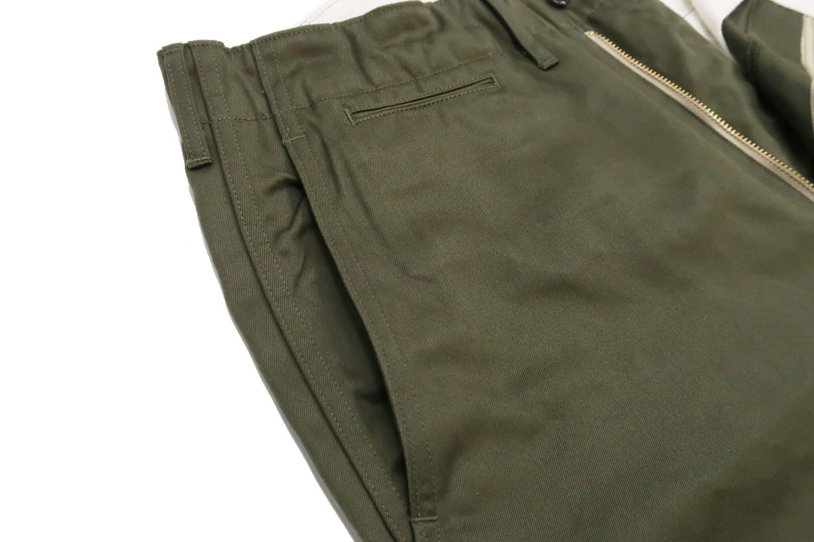 ナナミカ Straight Chino Pants 30 モスグリーン チノパン