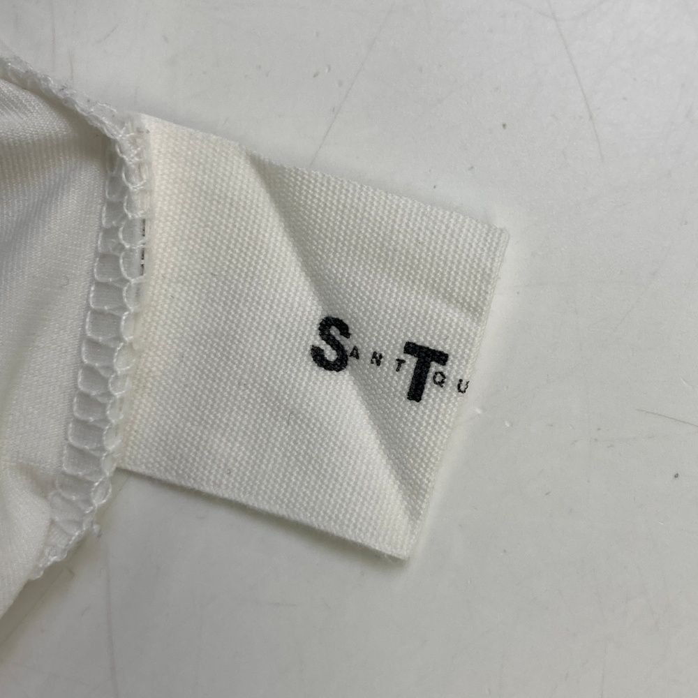 サイズ：L STCH SEVENTYTWO CLUBHOUSE ×antiqua GOLF モックネック 半袖Tシャツ SEVENTYTWO CLUB  ホワイト系 [240101501821] ゴルフウェア レディース ストスト サイズ：L STCH SEVENTYTWO CLUBHOUSE ×antiqua GOLF モック