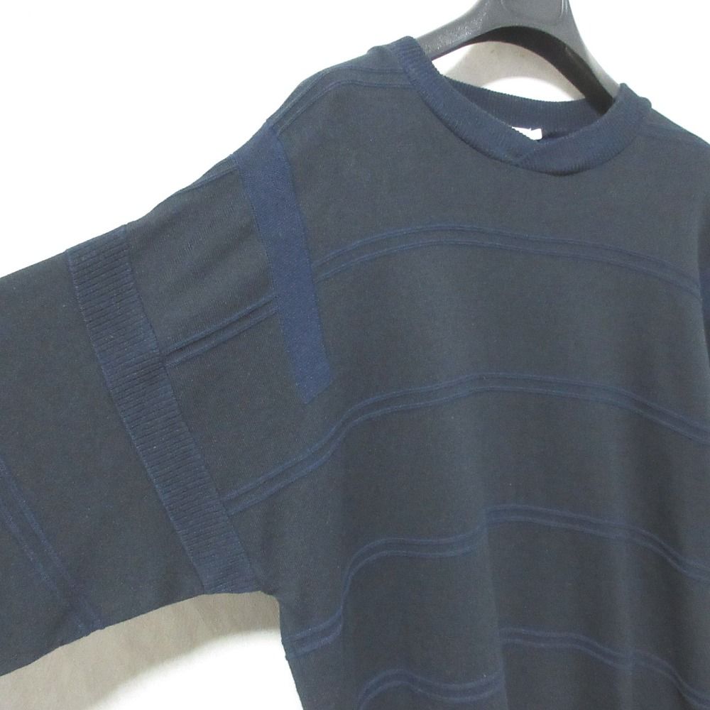 美品 YASHIKI ヤシキ Hamon Knit クルーネック プルオーバー