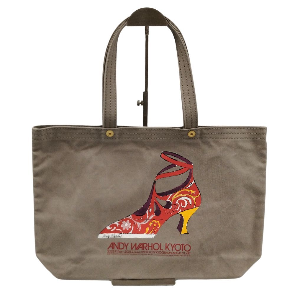 ICHIZAWAHANPU 一澤帆布 ×アンディーウォーホール トートバッグ グレー 正規品 / 35447