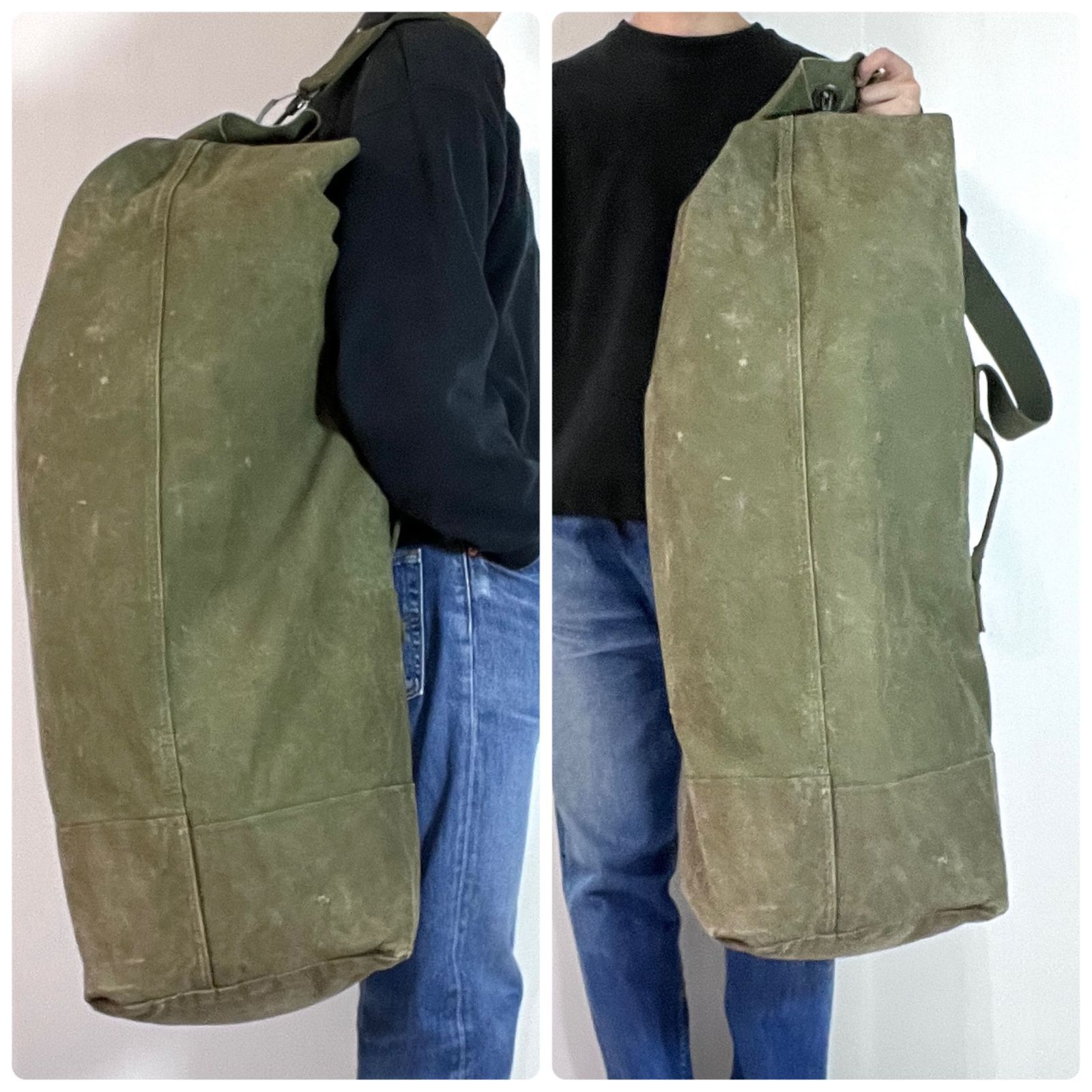 50s ? 実物　ビンテージ　ミリタリーバックパック キャンバス 50s 1950s 米軍 実物 U.S.ARMY アメリカ軍 USステンシル ヴィンテージ
