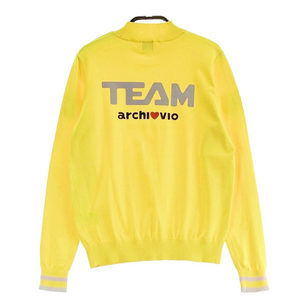 archivio - coco 中古 アルチビオ archivio レディース カットソー 36(S) 黄色 イエロー 長袖 ニット 刺しゅう archivio - coco 中古 アルチビオ archivio レディース
