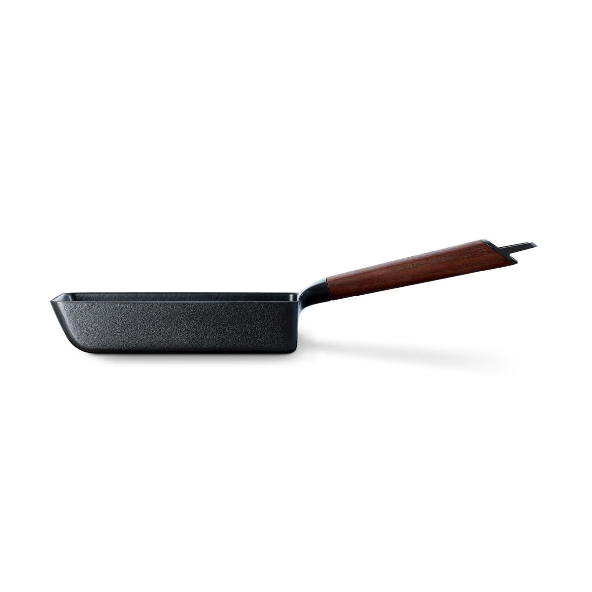 バーミキュラ フライパン EGG＆TOAST PAN ウォールナット 瞬間蒸発 ガス IH対応 鋳物ホーロー製 エッグ＆トーストパン 玉子焼き器 レシピブック付