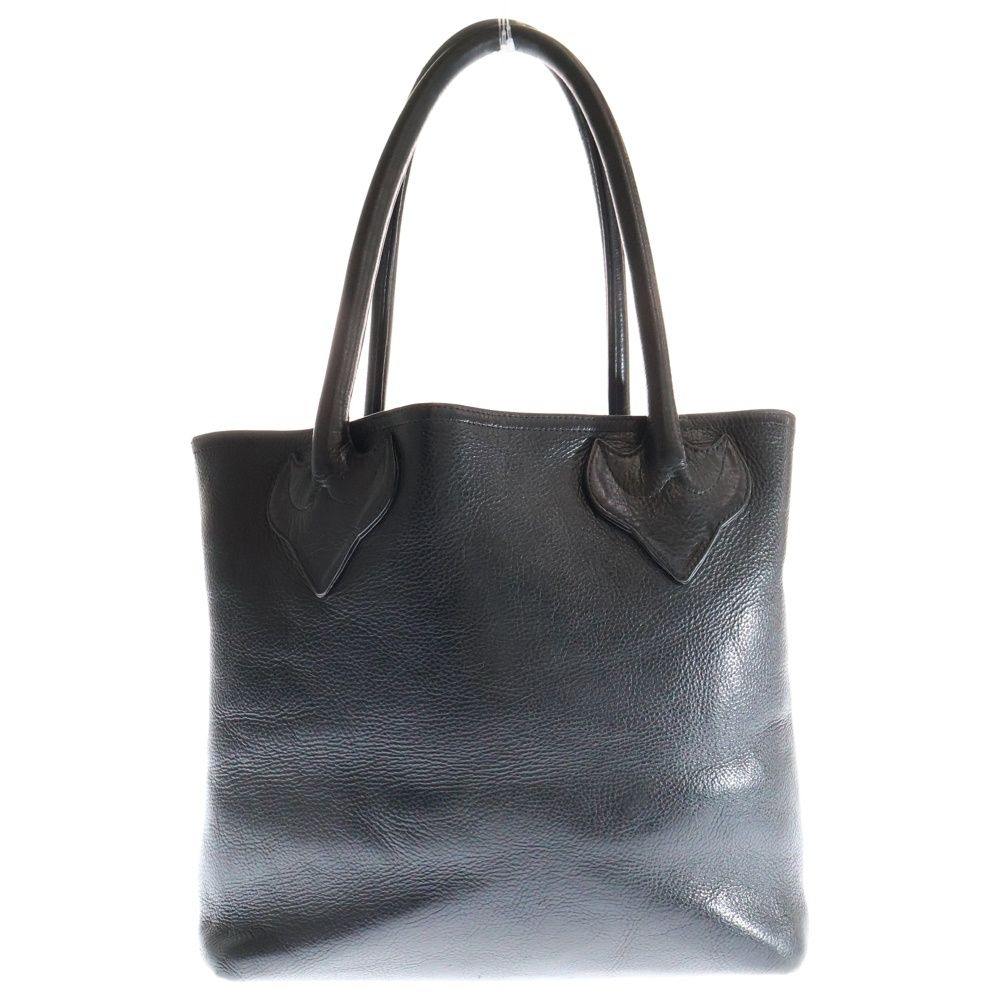 CHROME HEARTS クロムハーツ FS TOTE クロスパッチ レザートートバッグ ブラック