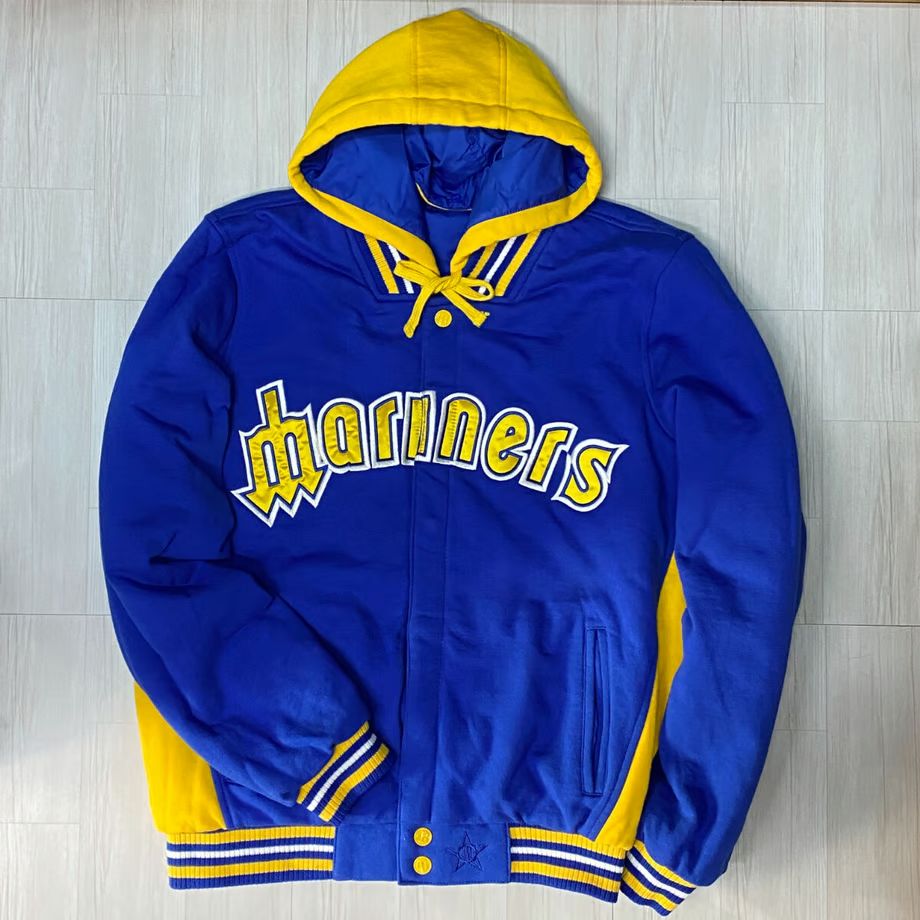 シアトル・マリナーズのスタジャン USA限定 JHデザイン MLB シアトル マリナーズ Mariners