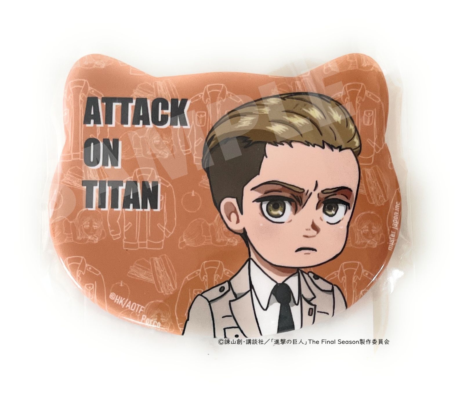 進撃の巨人 Ani-Art 缶バッジ ポルコ 進撃の巨人 ちみキャラ 缶バッジ ポルコ[ベルファイン]《在庫切れ》