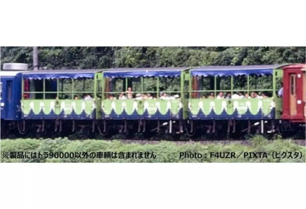 新品】鉄道模型 1/150 トラ90000 トロッコ列車 名古屋車両区 3両