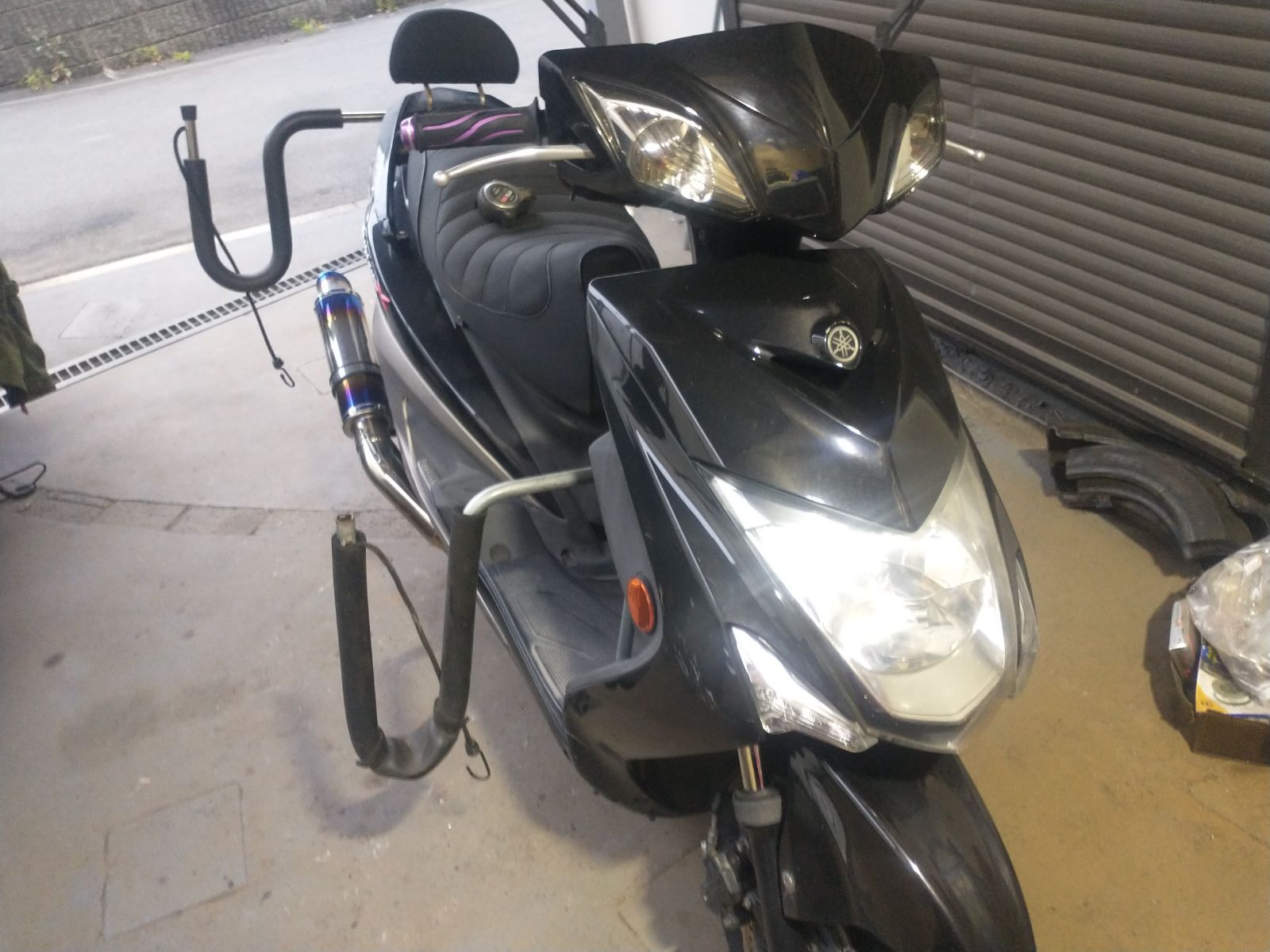 アドレスシグナスレッツDIOスクーター用サーフボードキャリア フロント