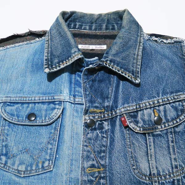 Rebuild by Needles リビルド バイ ニードルズ JEAN JACKET+BLANKET