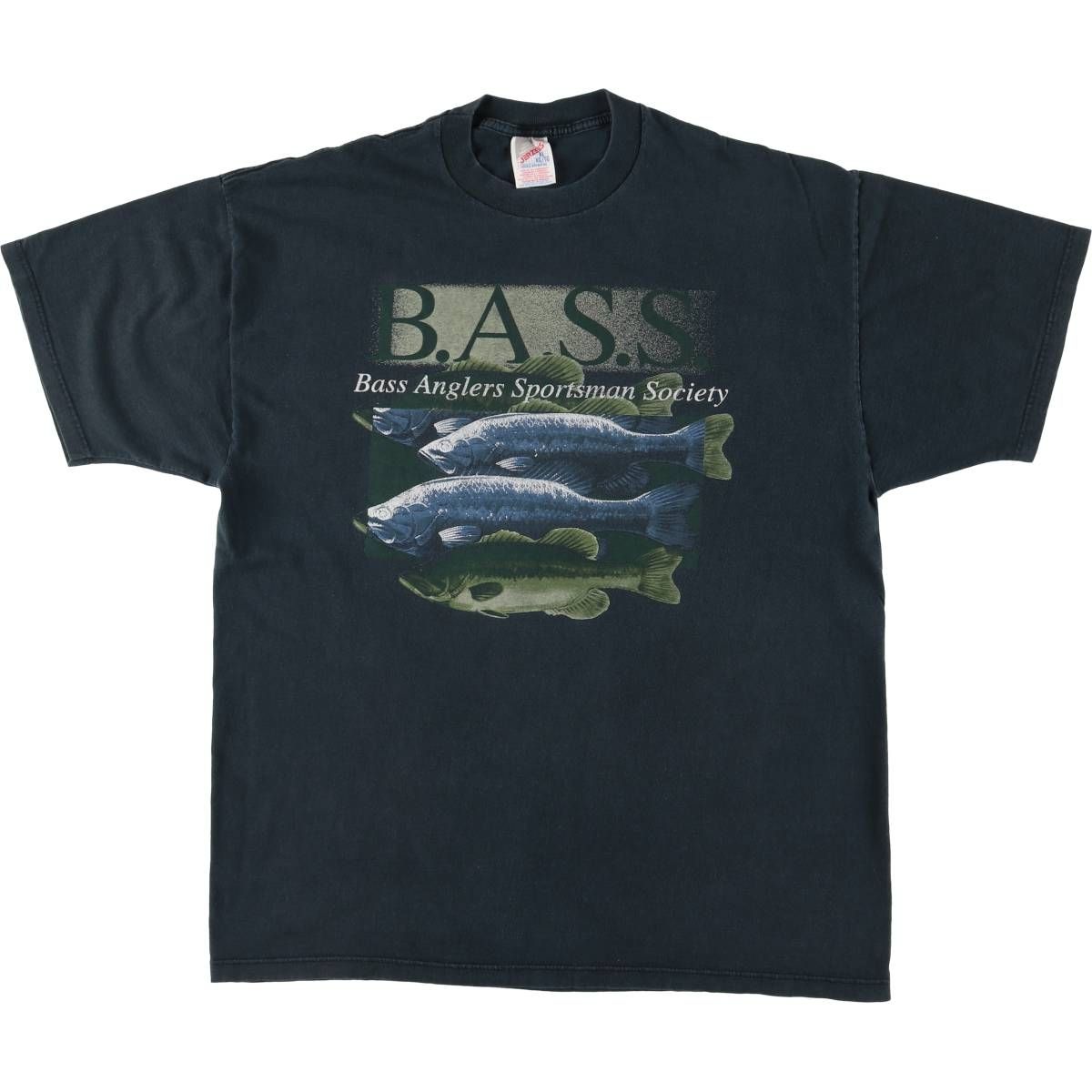 古着 90年代 ジャージーズ Jerzees 魚柄 プリントTシャツ メンズXL相当 ヴィンテージ|eaa549642