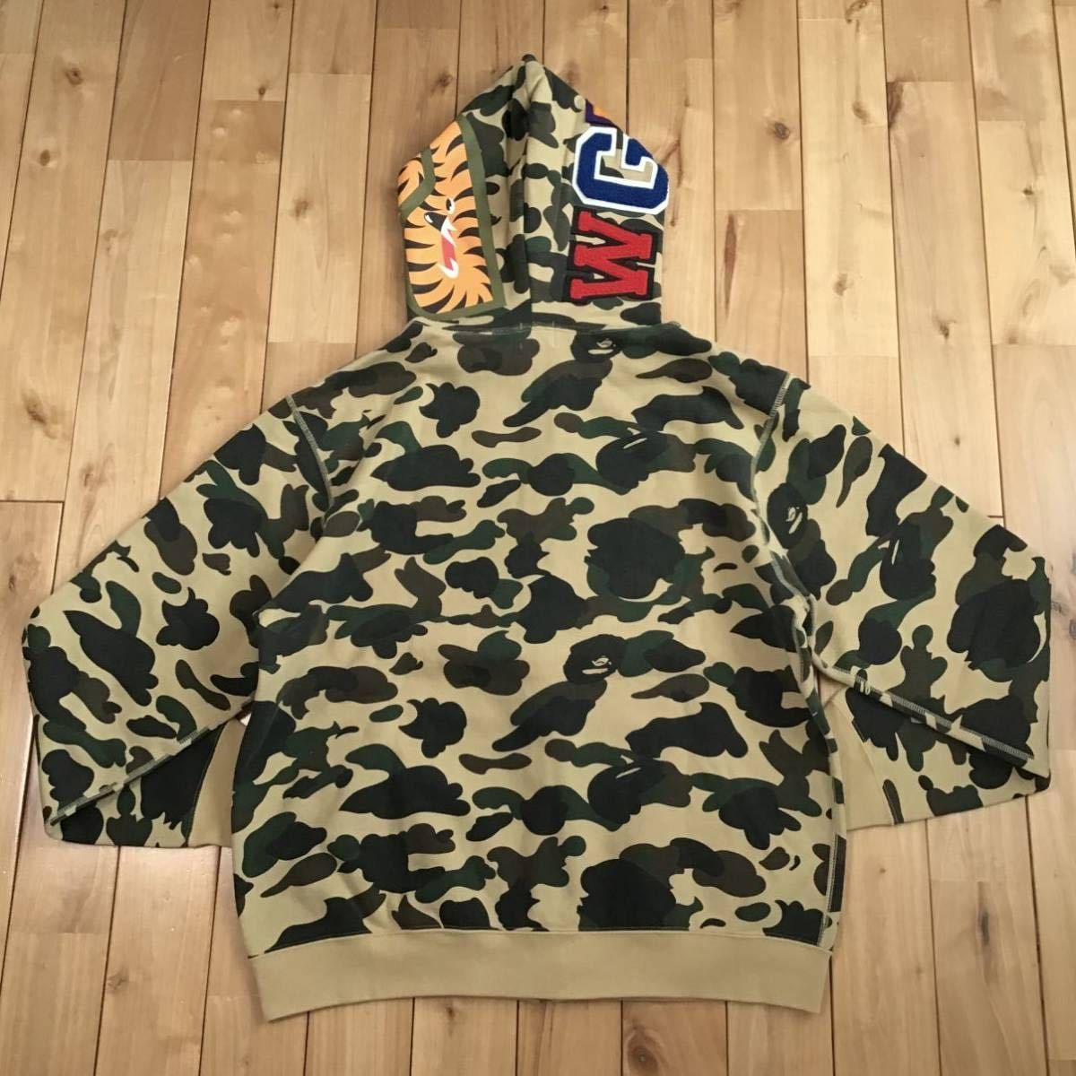 ☆初期☆ フランケンタグ 1st camo yellow シャーク パーカー M ☆初期☆ フランケンタグ 1st camo yellow シャーク パーカー M