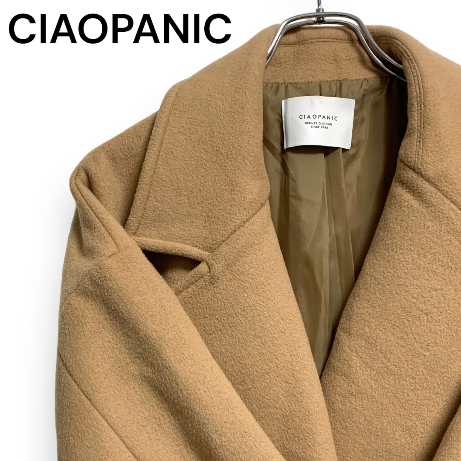 CIAOPANIC チャオパニック ガウンコート ロングコート ブラウン