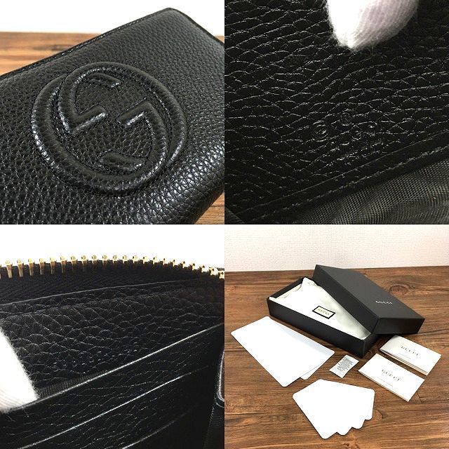 未使用品 GUCCI ジップウォレット 598187 黒 291 - Old Closet - メルカリ