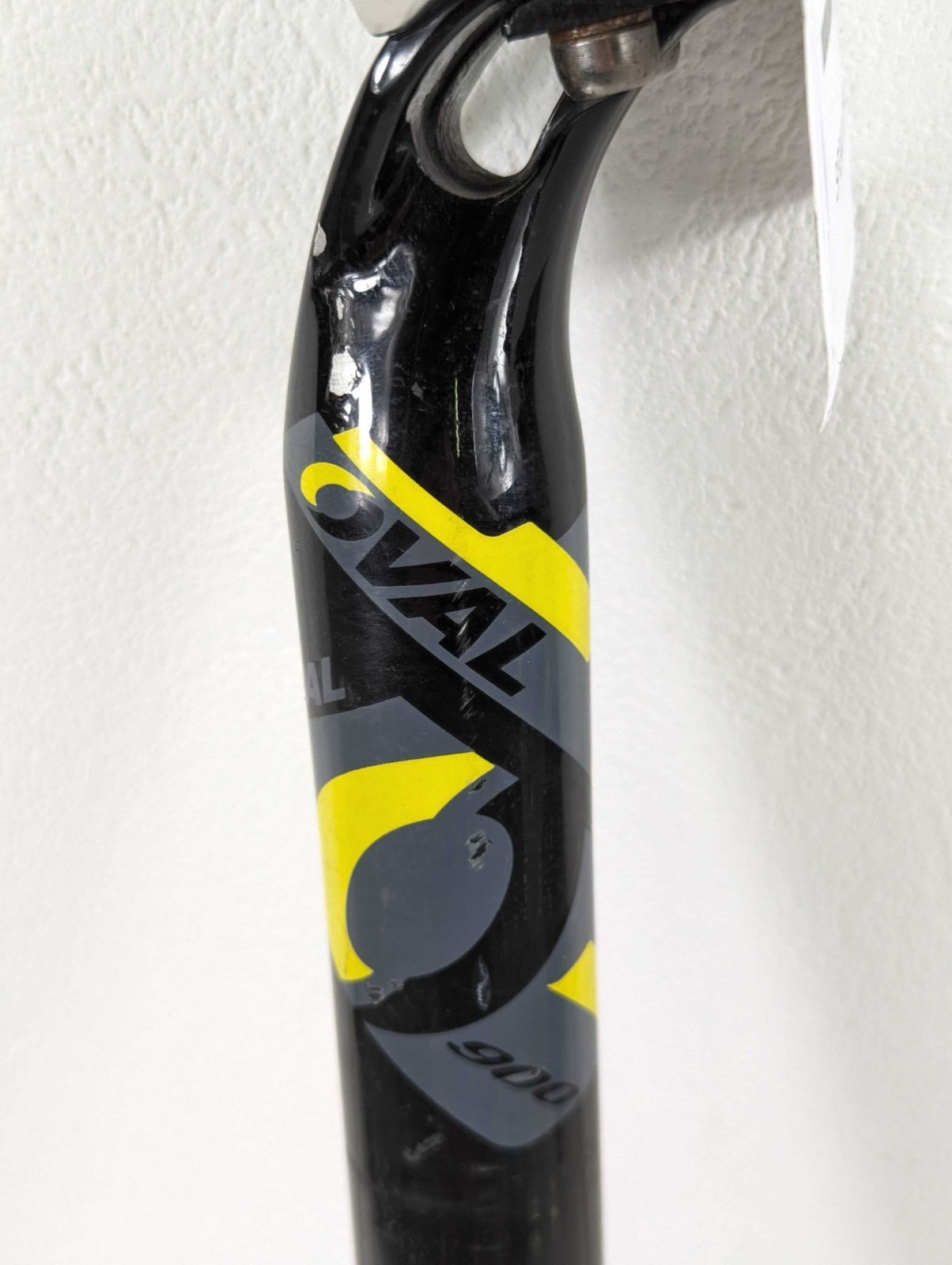 並品】Oval 31.6㎜ カーボンラップ アルミ シートポスト