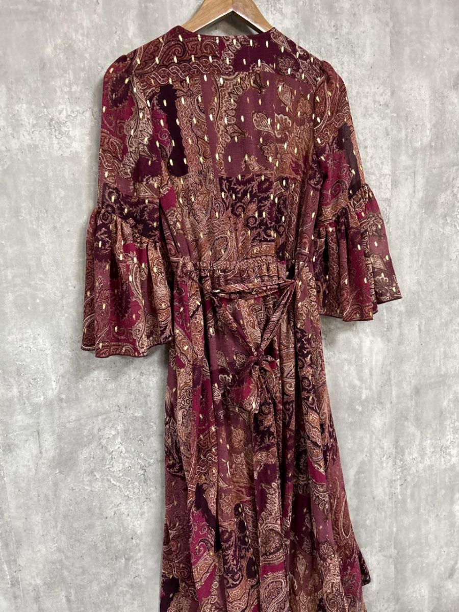 レオナール ワンピース⭐︎七分袖ベルスリーブ⭐︎オペラライン３ レオナール ワンピース⭐︎七分袖ベルスリーブ⭐︎オペラライン