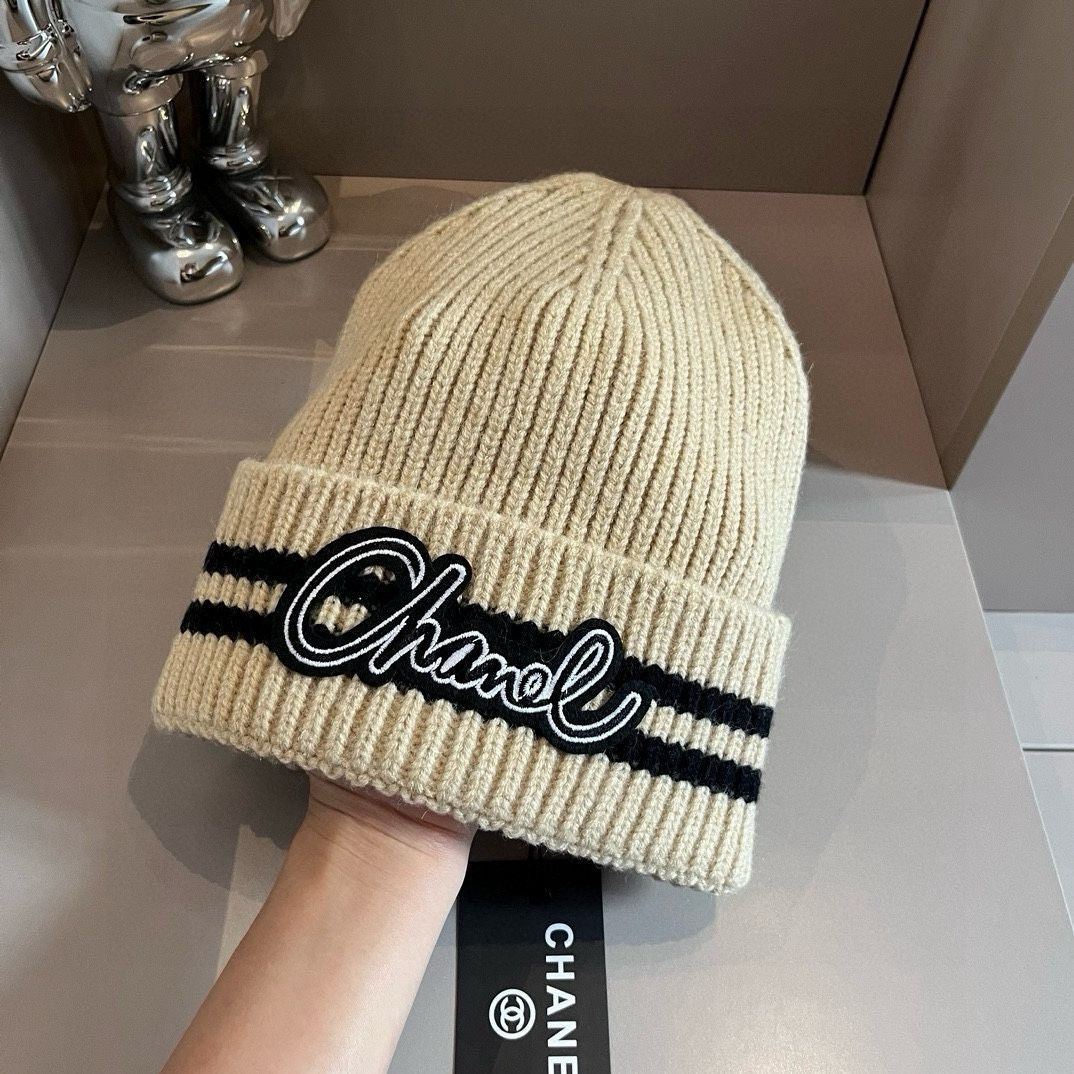 【24-25 ココネージュ 最新作♪】CHANEL ニット キャップ 2024年 秋冬 新作 CHANEL シャネル ニットキャップ ニット帽