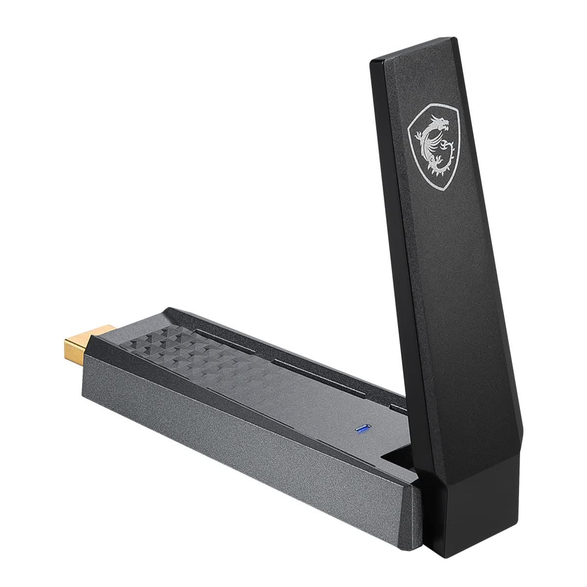 MSI AX1800 WiFi USB アダプター 無線LAN 子機 GUAX18 デュアルバンド1201Mbps 5GHz 574 Mbps 2.4GHz 外部アンテナ|USB3.2 G 1800Mbps デュアルバンドWifi USB アダプター
