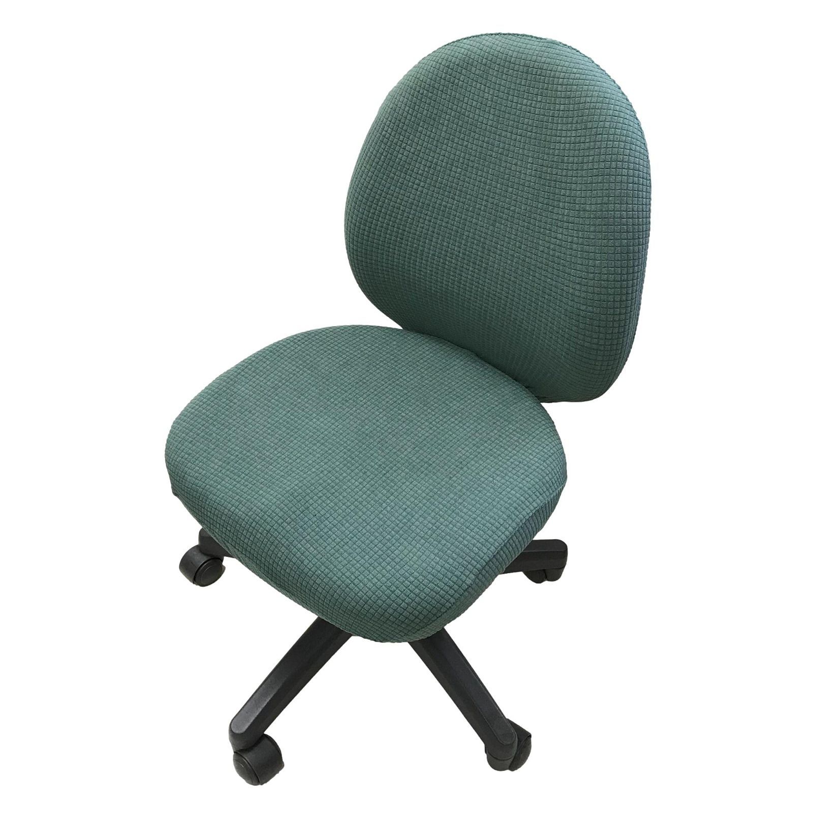 新品 [DauStage] 選べる カラー オフィスチェアカバー 椅子カバー オフィス用 事務椅子 チェアカバー 伸縮素材 01，オリーブ