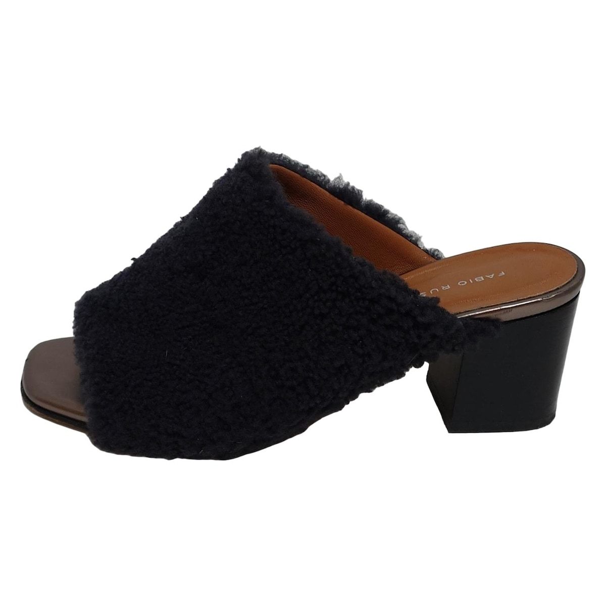 ファビオルスコーニ サンダル 38 - FABIO RUSCONI ブラック サンダル