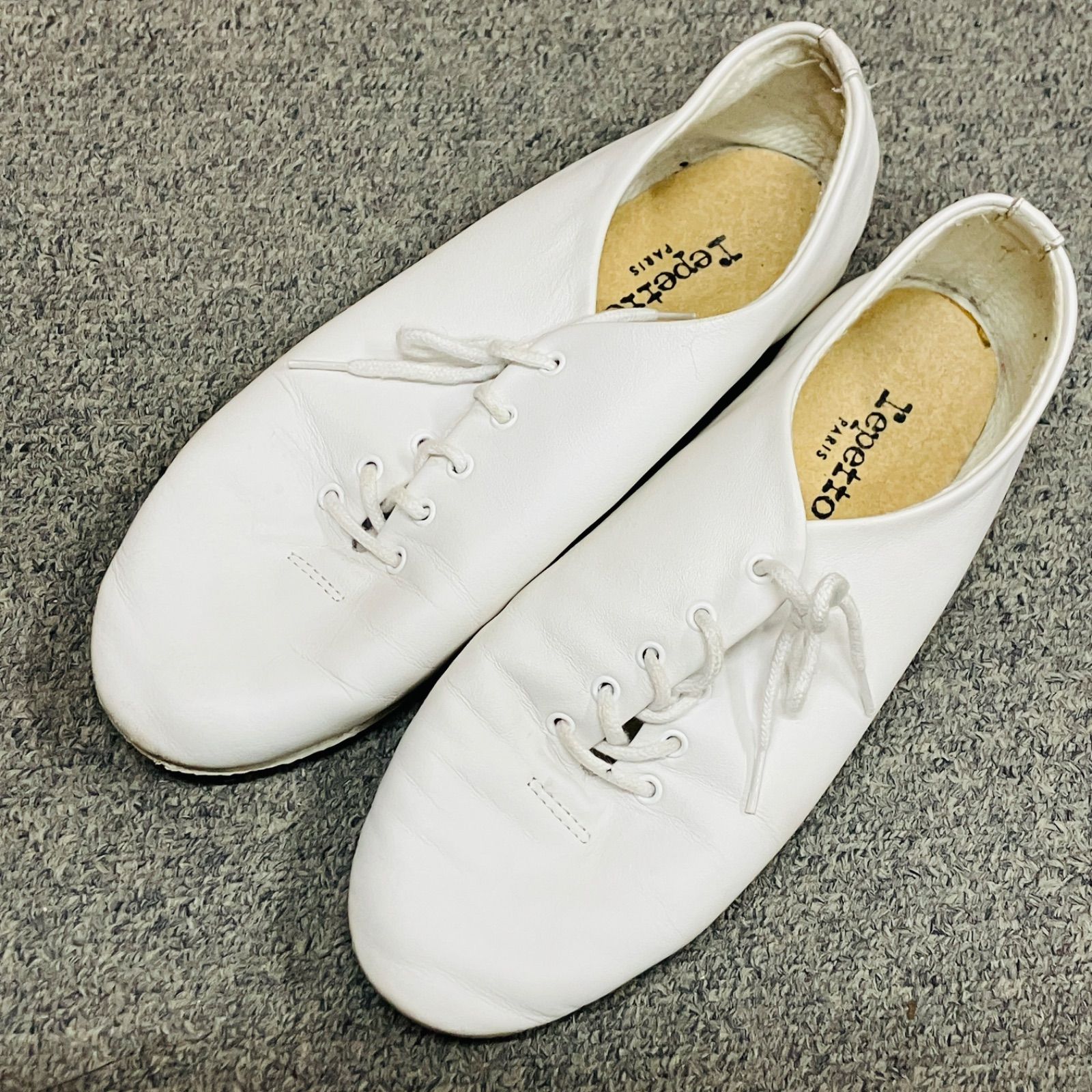 ★10m　reppetto レペット　ジャズシューズ　白　サイズ39 Repetto ○レペット repetto JAZZ ジャズシューズ （ホワイト