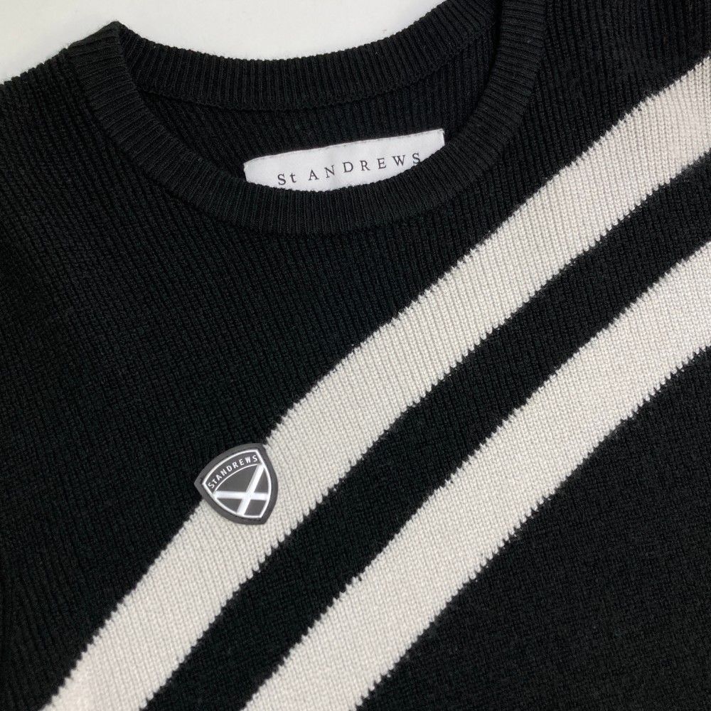 サイズ：M ST ANDREWS セントアンドリュース ウール混 ニット