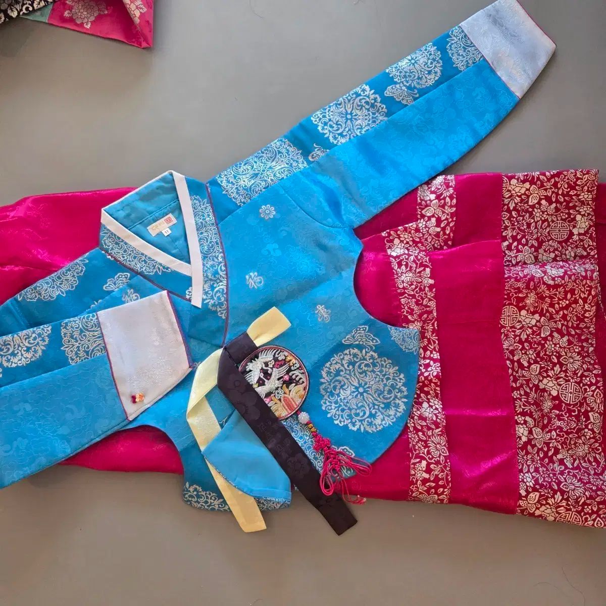 トゥイーン パーティーの チマチョゴリ セット ピンク スカート ＋ ライトブルー ジャーコリ 11 サブパラグラフ