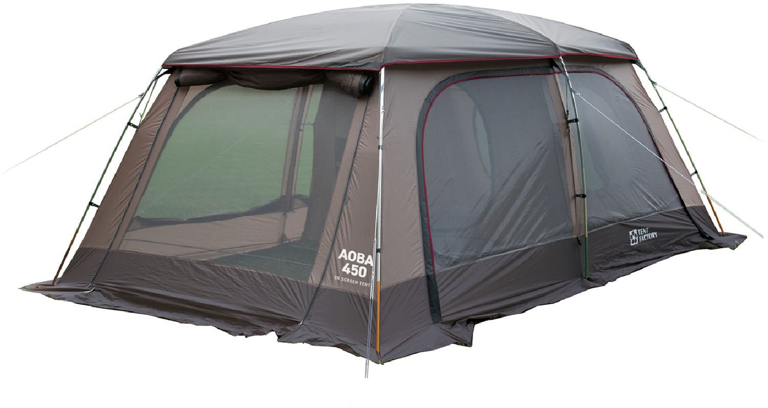 テントファクトリー TENT FACTORY アウトドア 2Rスクリーンテント アオバ 青葉 キャンプ レジャー バーベキュー BBQ テント ドームテント 日よけ シェード イベント 花見 ピクニック 運動会 AOBA450R -