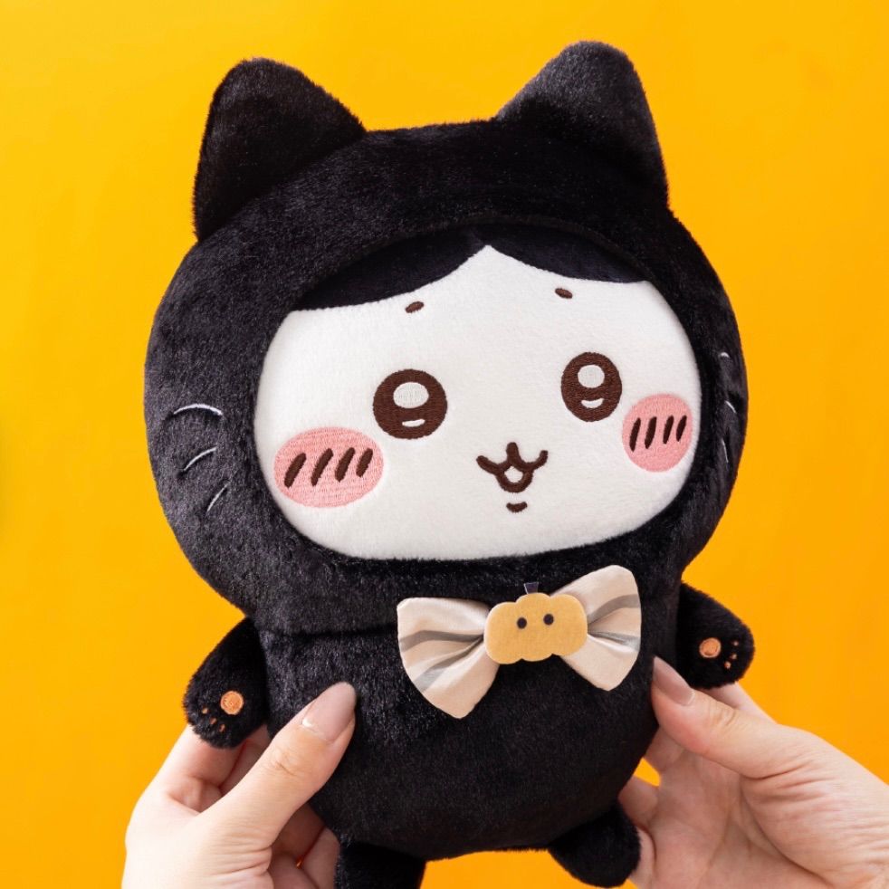 新品 タグ付き パレード ちいかわ ハチワレ 黒猫のぬいぐるみ