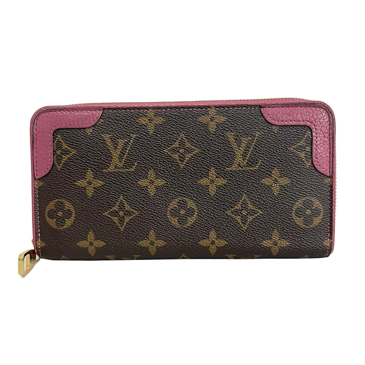 LOUIS VUITTON ルイヴィトン 長財布 モノグラム ジッピーウォレットレティーロ M64151 ローズ ブリュイエール