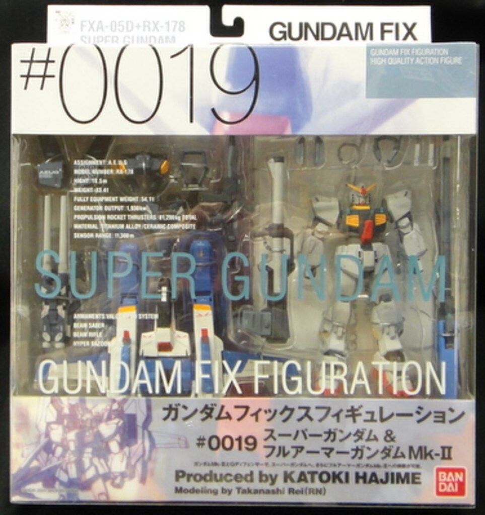 バンダイ GFF 機動戦士ガンダム Z-MSV FXA-05D+RX-178スーパーガンダム&フルアーマーガンダムMkII #0019