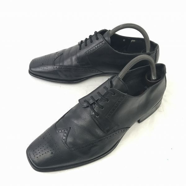 ドイツ名門老舗ロイド/Lloyd重厚本革/ウイングチップ【40.5/25.5/黒